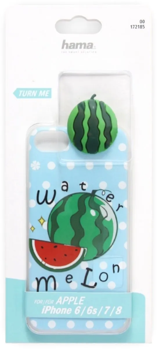 Hama 3D-hoesje Watermeloen iPhone 6/6s/7/8/SE 2020 - Meerkleurig - afbeelding 2 van 6