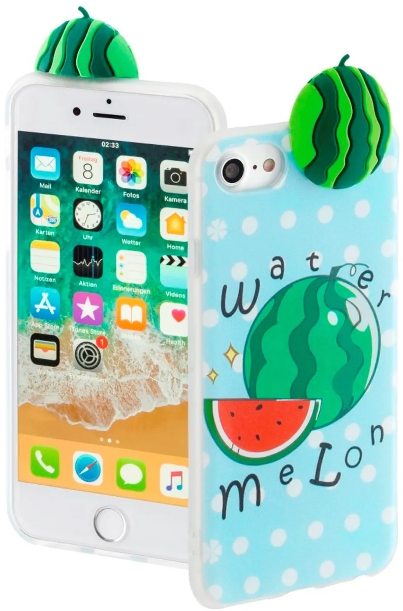 Hama 3D-hoesje Watermeloen iPhone 6/6s/7/8/SE 2020