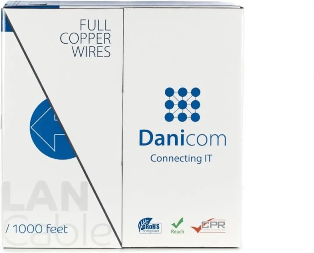 Danicom DC-UTP6-305-FCA CAT6 UTP Netwerkkabel - Grijs - afbeelding 4 van 4