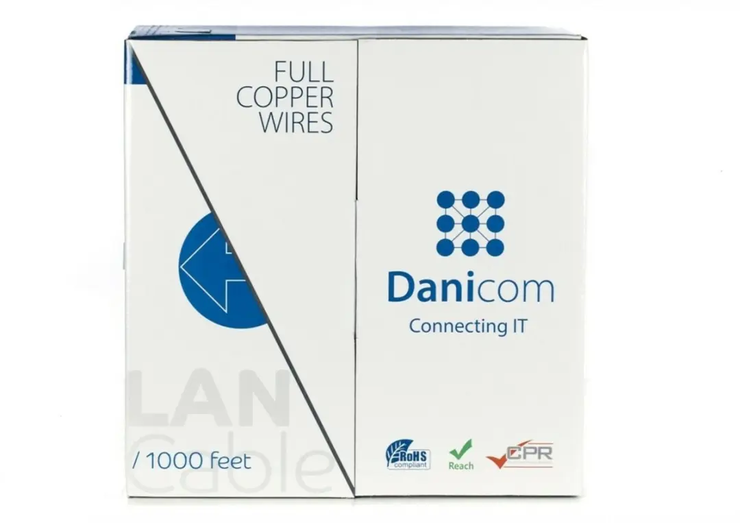 Danicom DC-UTP6-305-FCA CAT6 UTP Netwerkkabel - Grijs - afbeelding 2 van 4