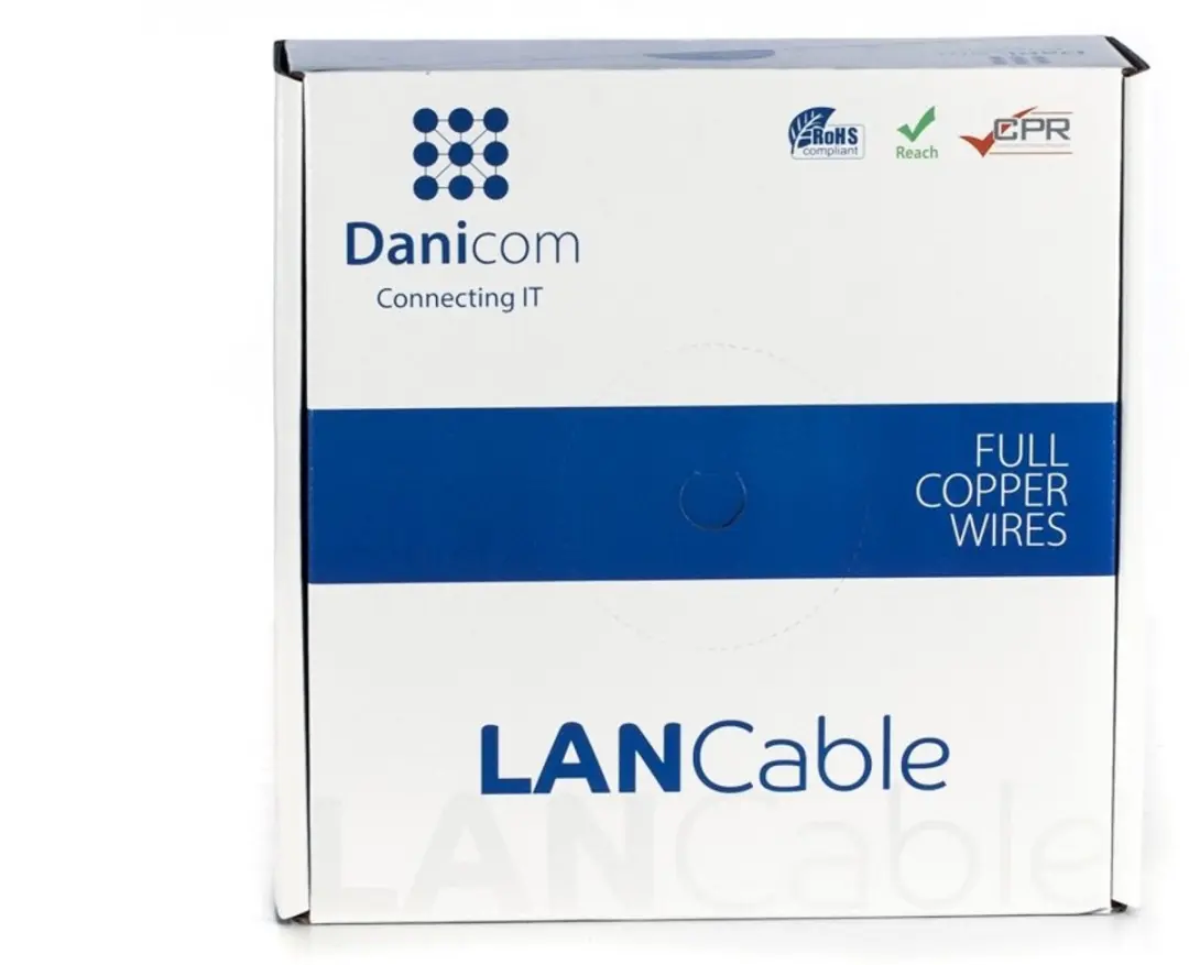 Danicom CAT6A S/FTP Netwerkkabel DC-SFTP6A-50S-DCA - Blauw - afbeelding 4 van 4