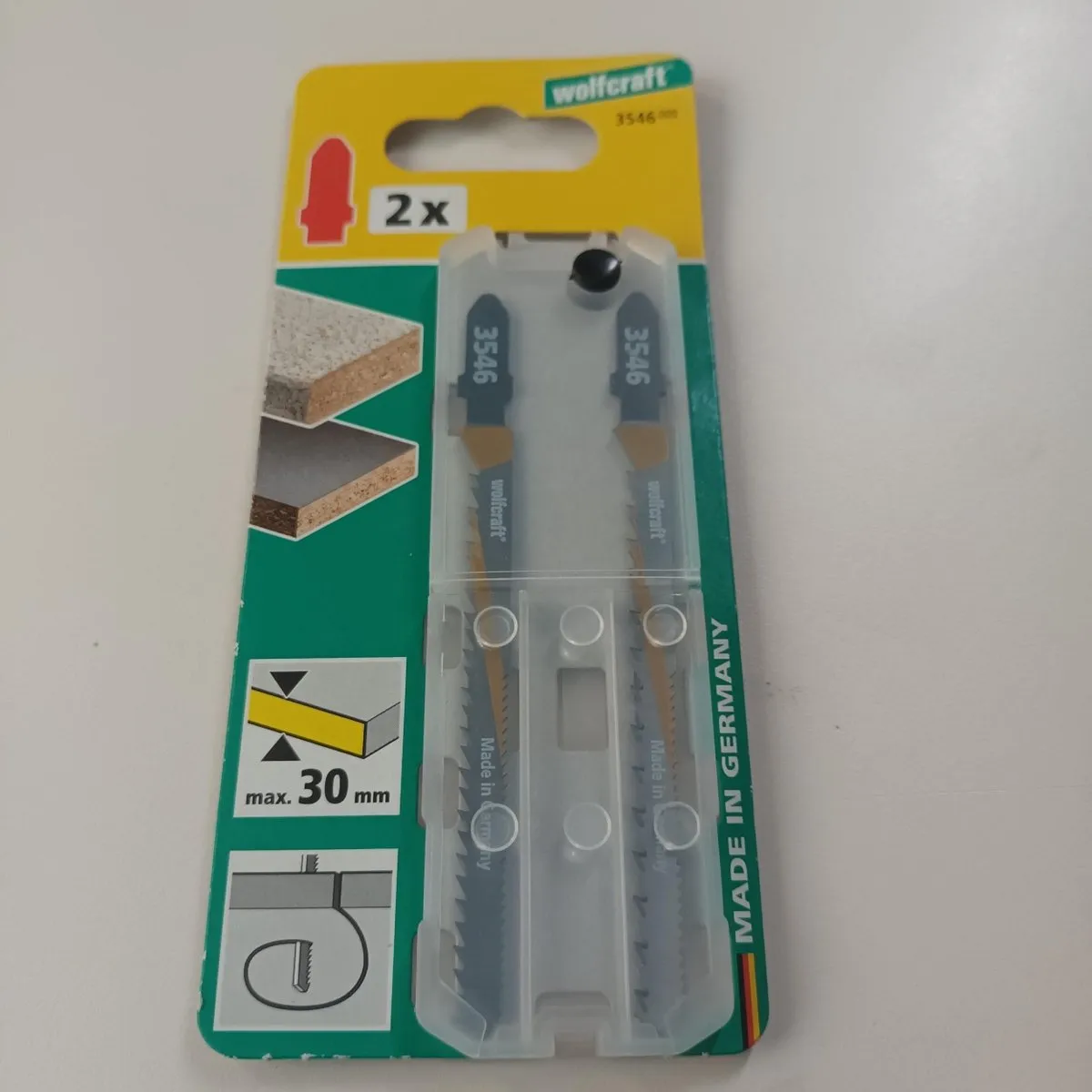 Wolfcraft Decoupeerzaagblad HCS T-schacht 3546000 - 2 Stuks