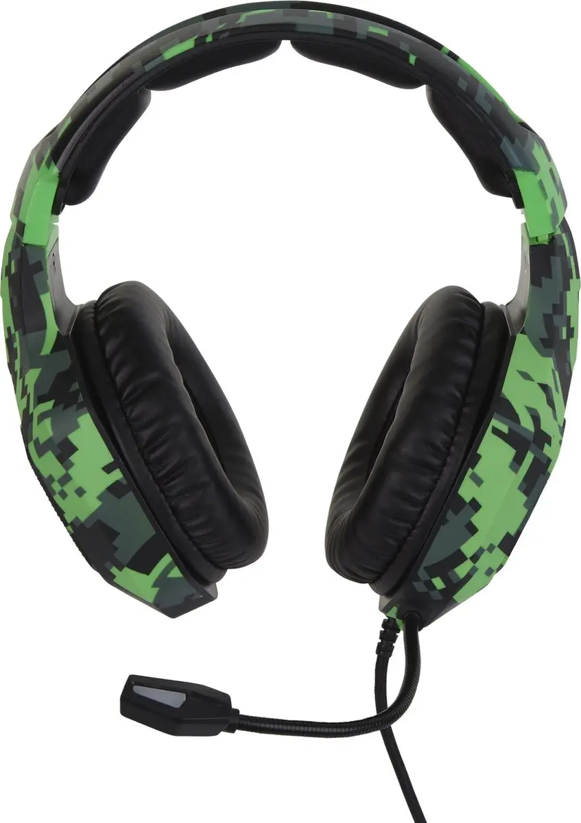 SureFire Skirmish 48821 Gaming Headset - Zwart/Groen - afbeelding 4 van 6