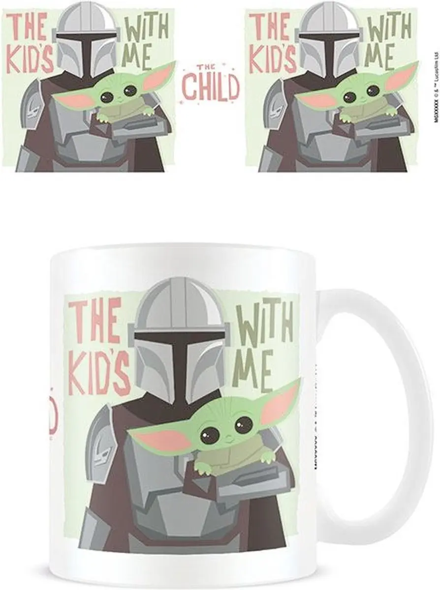 Pyramid International Star Wars The Mandalorian The Kid's With Me Mok