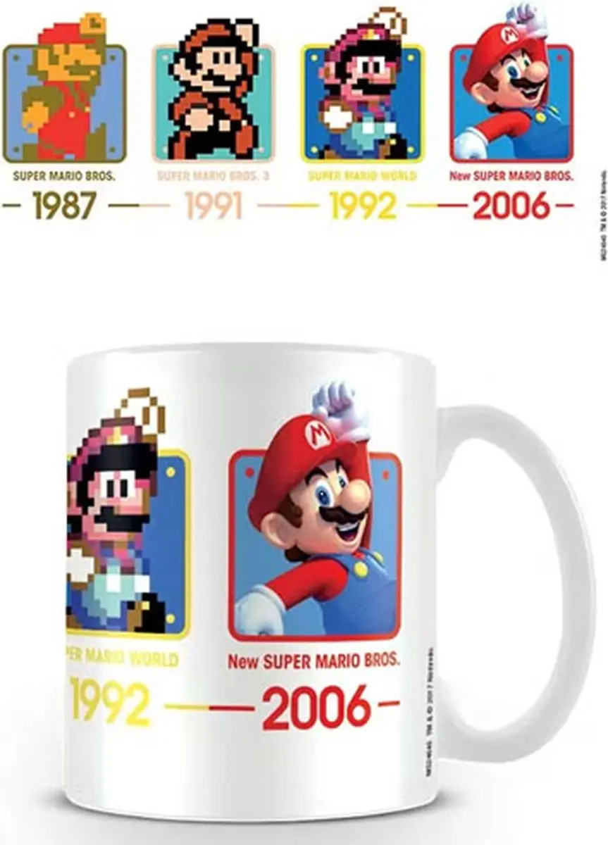 Pyramid Super Mario Mok - Mario door de eeuwen heen - 315ml - afbeelding 6 van 6