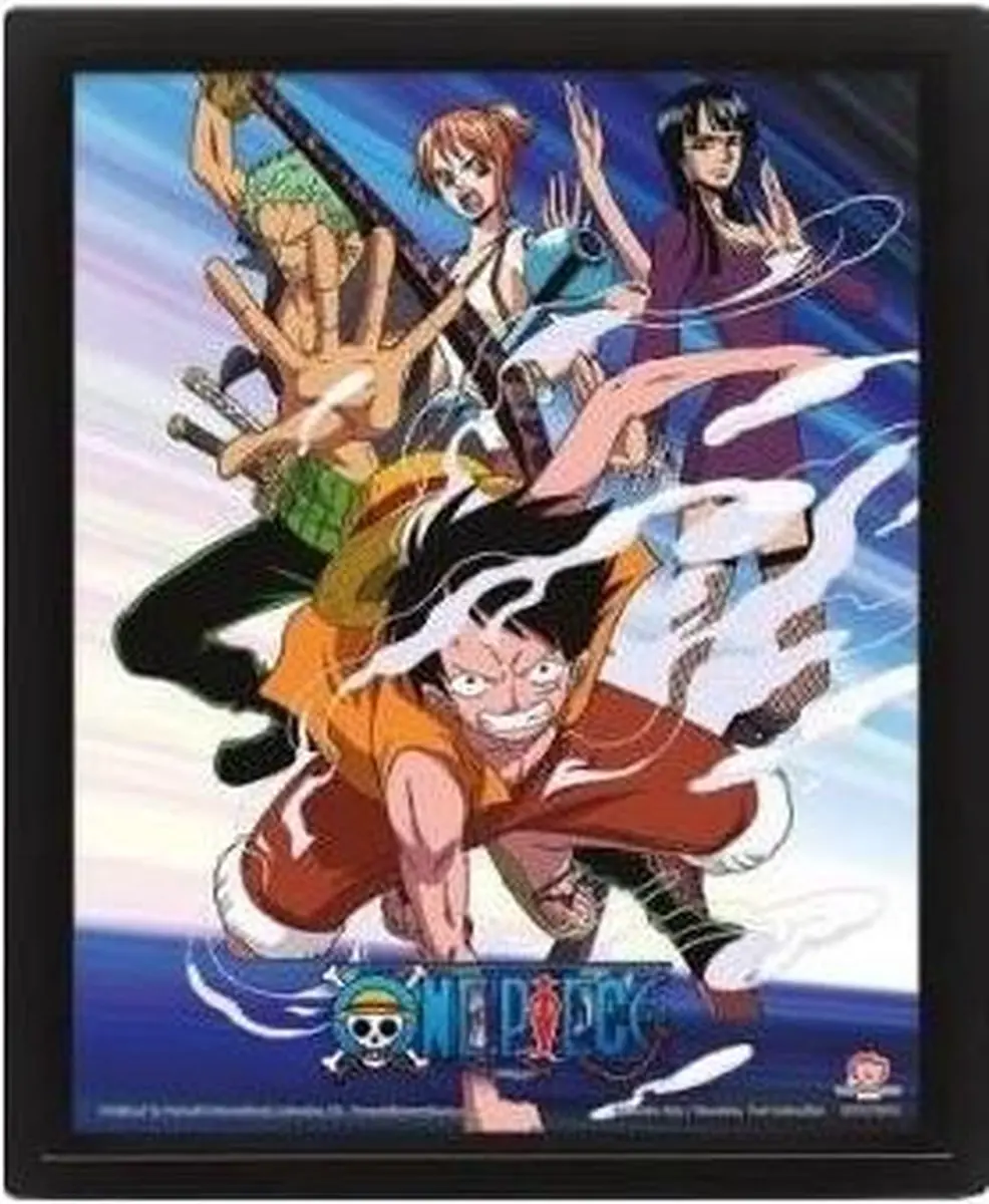 Pyramid International One Piece 3D Lenticular Poster Straw Hat Pirates Assault 2