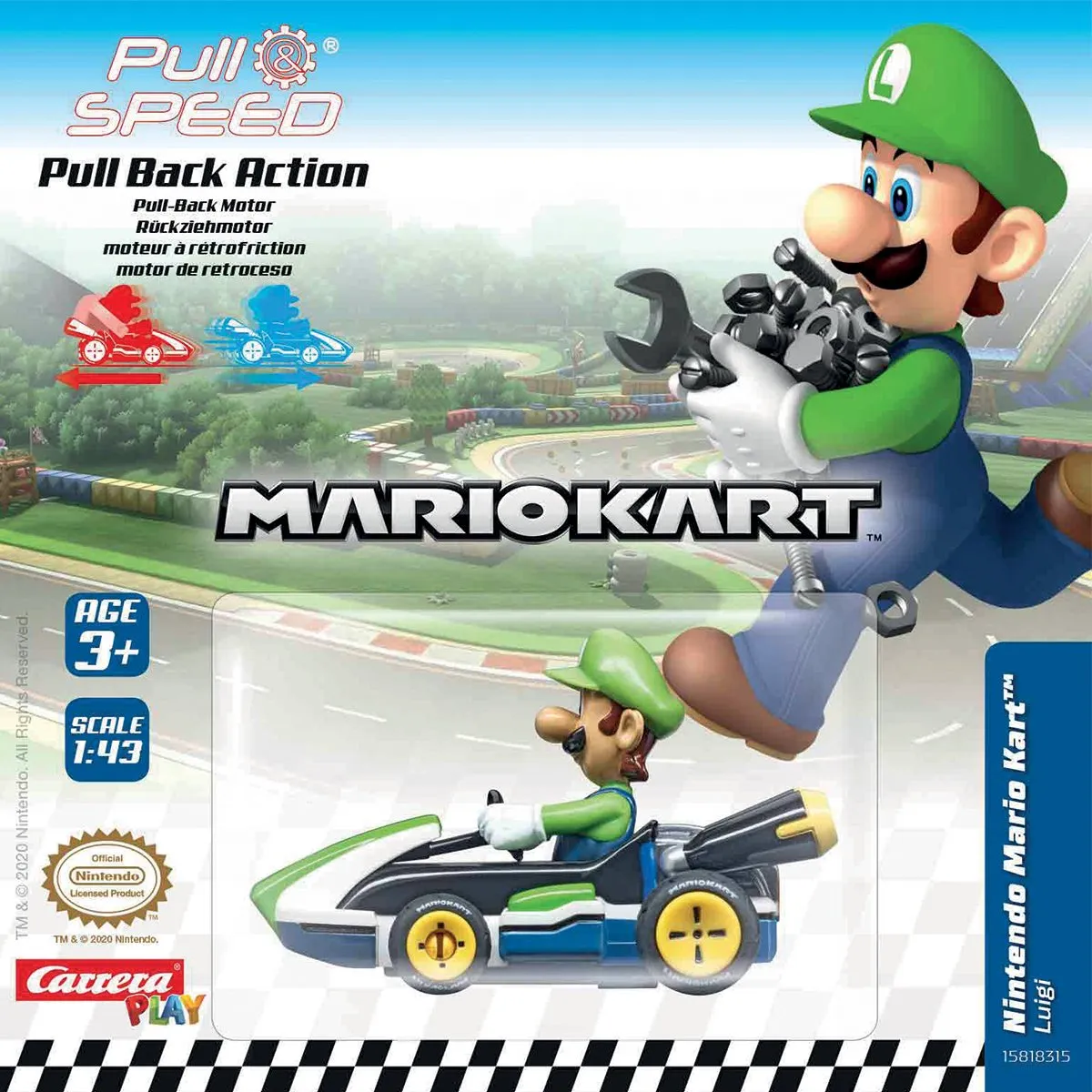 Carrera Auto Pull & Speed Mario Kart 8