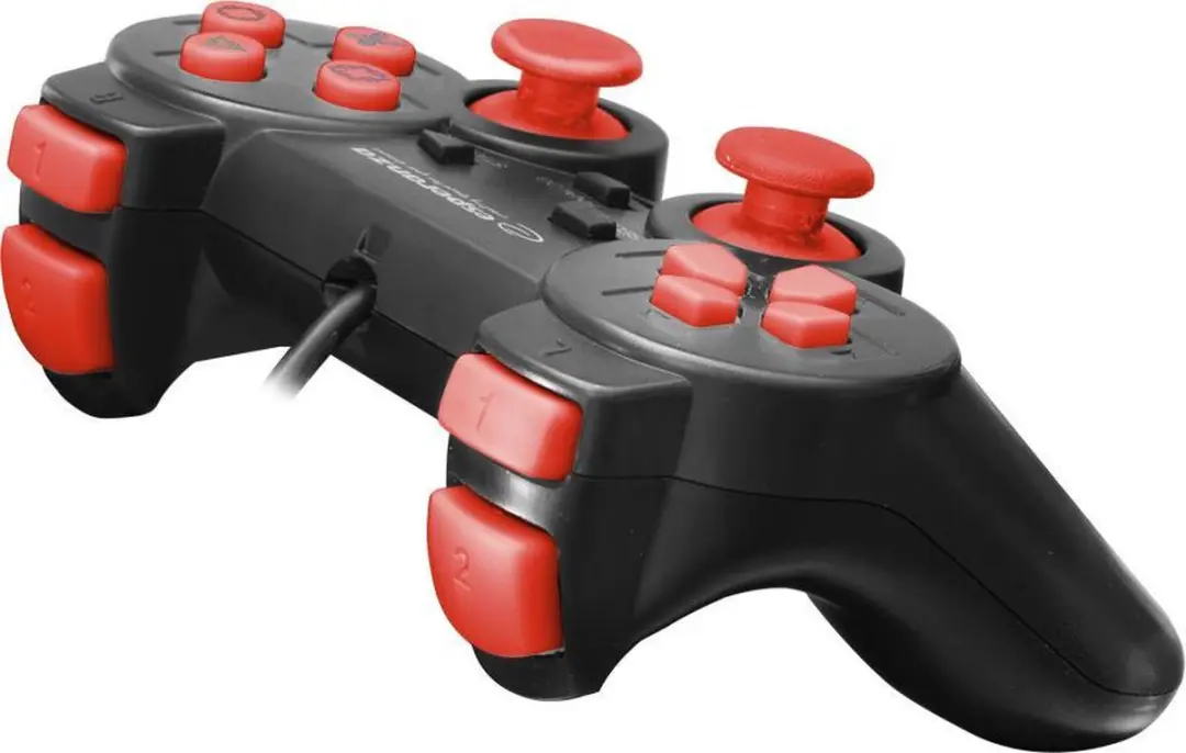 Esperanza EGG106R Controller voor PC/PS2/PS3 - Zwart/Rood - afbeelding 2 van 2