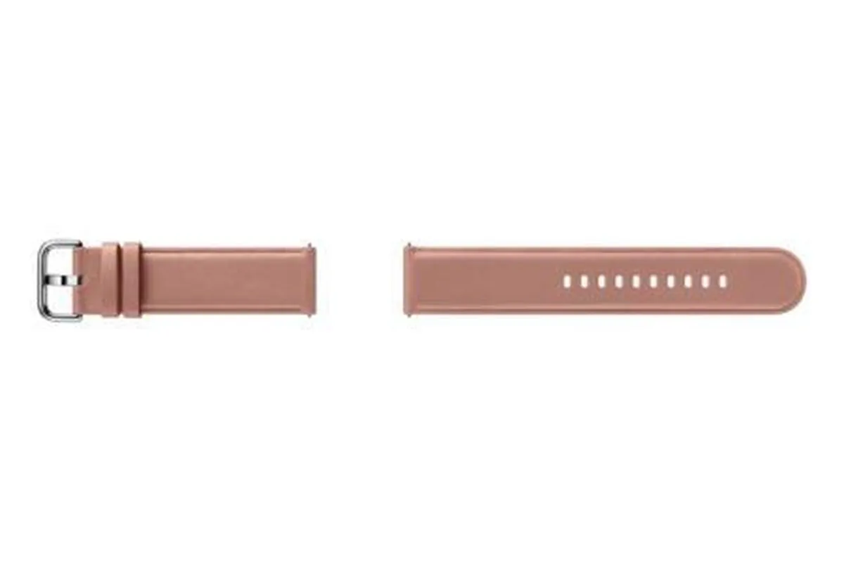 Samsung Galaxy Watch Active 2 Lederen Armband - M/L - Roségoud