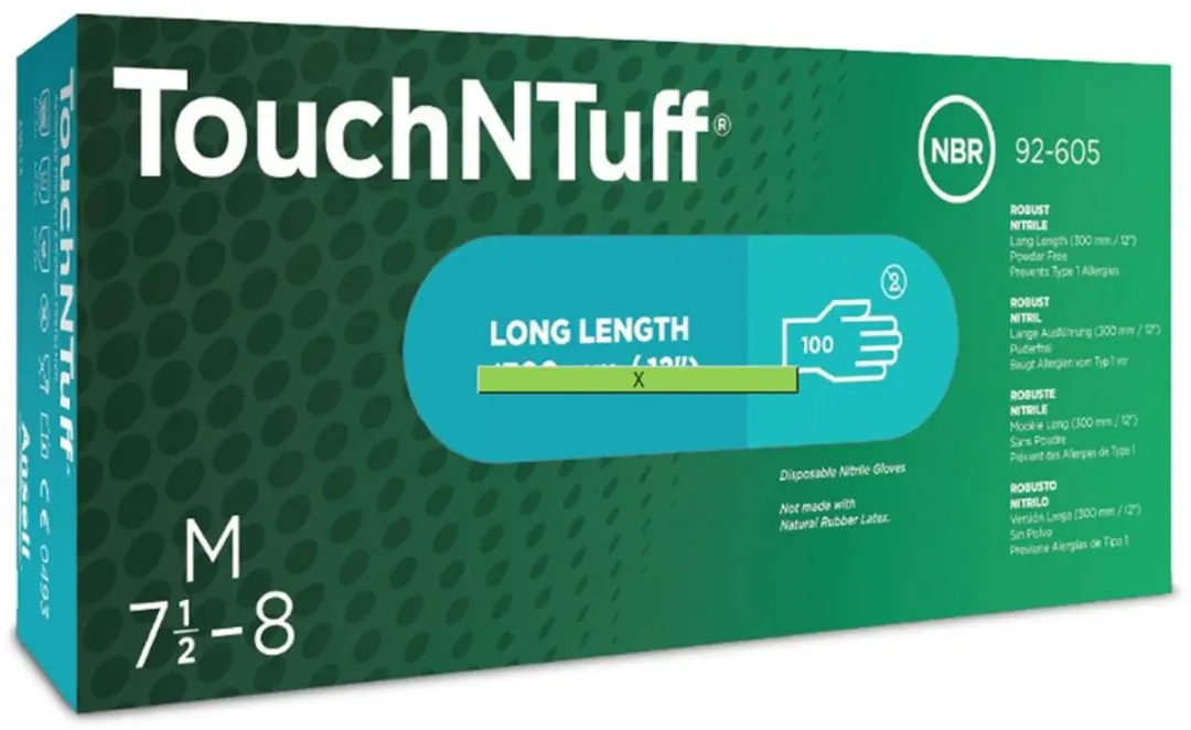 Ansell TouchNTuff 92605070 Nitril Wegwerphandschoen