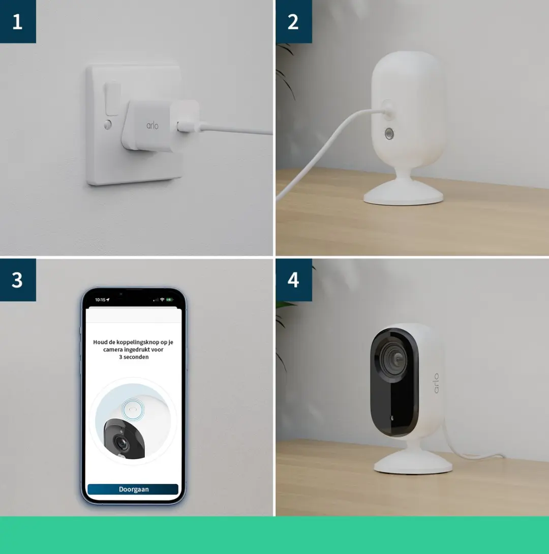 Arlo Essential 2K Beveiligingscamera VMC3260-100EUS - 2-pak - afbeelding 4 van 6