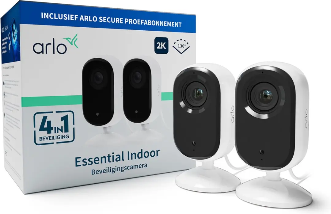 Arlo Essential 2K Beveiligingscamera VMC3260-100EUS