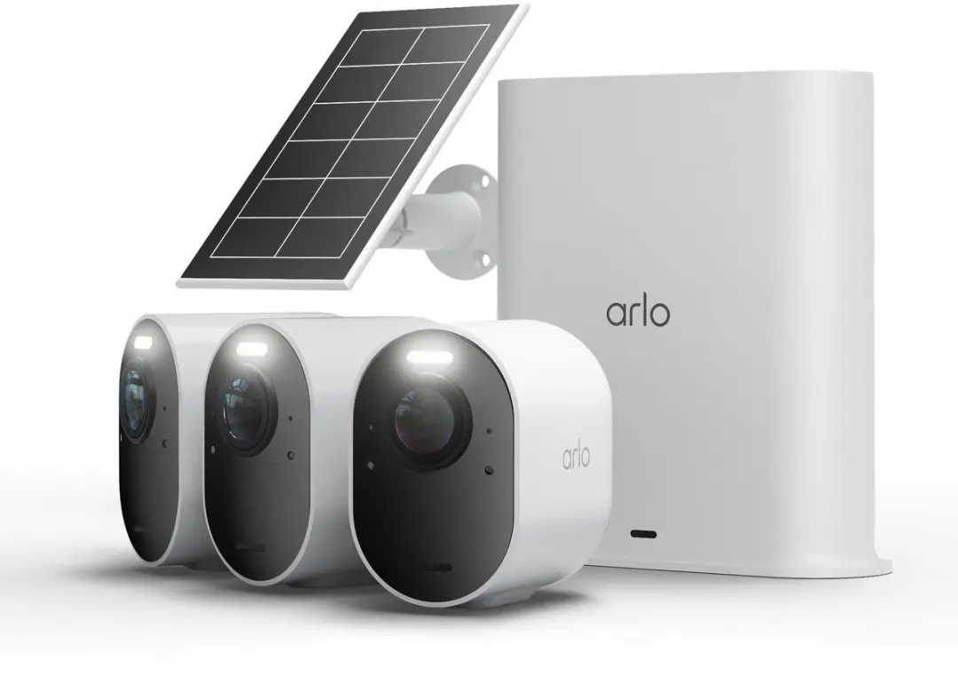 Arlo Ultra 3 VMC5350-111EUS 3-Cam Beveiligingscamera - Wit - afbeelding 2 van 6