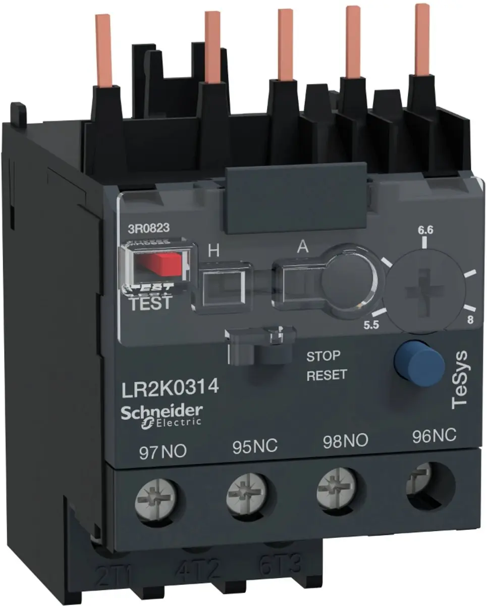 Schneider Electric LR2K0314 Motorbeveiligingsrelais - 1x NO, 1x NC - afbeelding 3 van 3