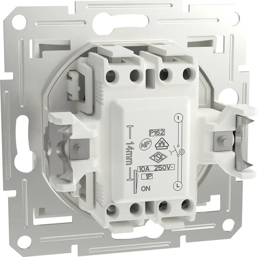 Schneider Electric Asfora EPH1670121D Schakelaar 10A - Wit - afbeelding 4 van 6