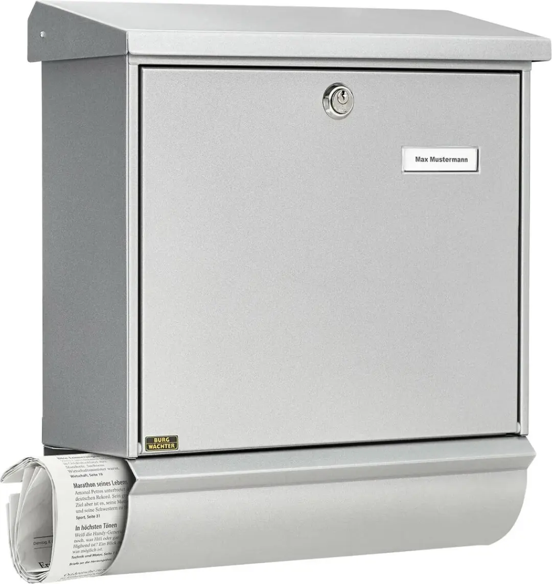 Burg-Wächter Comfort-Set 91300Si Wandbrievenbus - Zilver - afbeelding 4 van 6