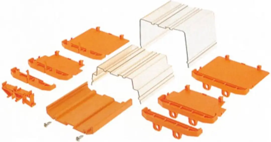 Weidmüller AP 100 DIN-rail-behuizing eindstuk