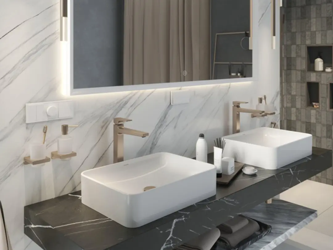 Hansgrohe Afvoergarnituur 50001140 - Geborsteld Brons - afbeelding 2 van 6