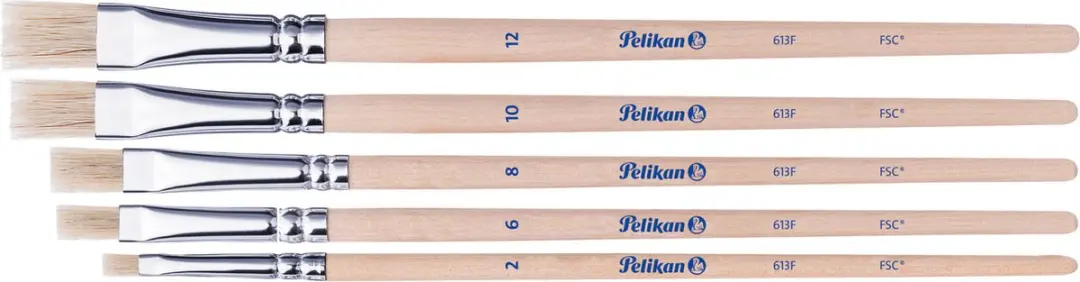 Pelikan 701532 Penseelset - Gesorteerd - 5 Stuks - afbeelding 2 van 4