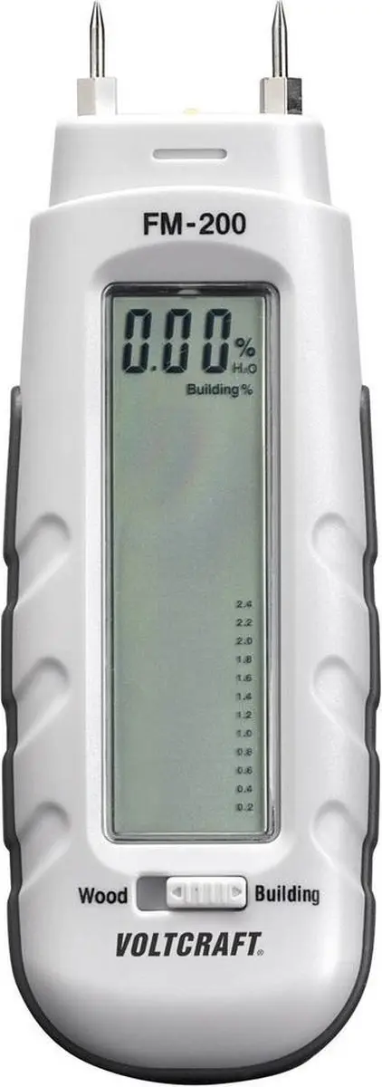 Voltcraft FM-200 Materiaalvochtmeter - Bouw- en houtvochtigheid - afbeelding 3 van 5