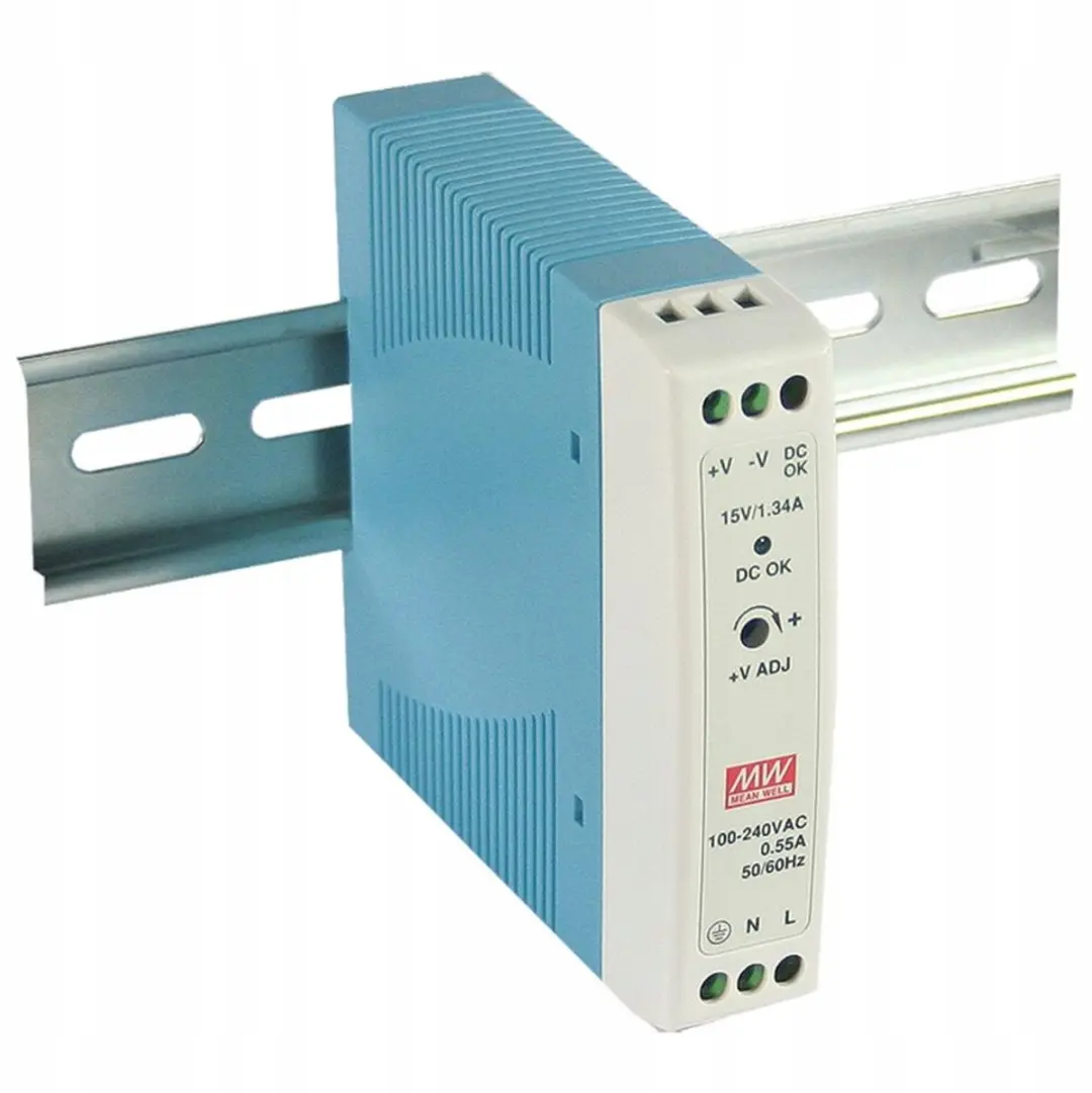 Mean Well MDR-20-12 DIN-rail netvoeding 12 V/DC 1.67 A 20 W Aantal uitgangen: 1