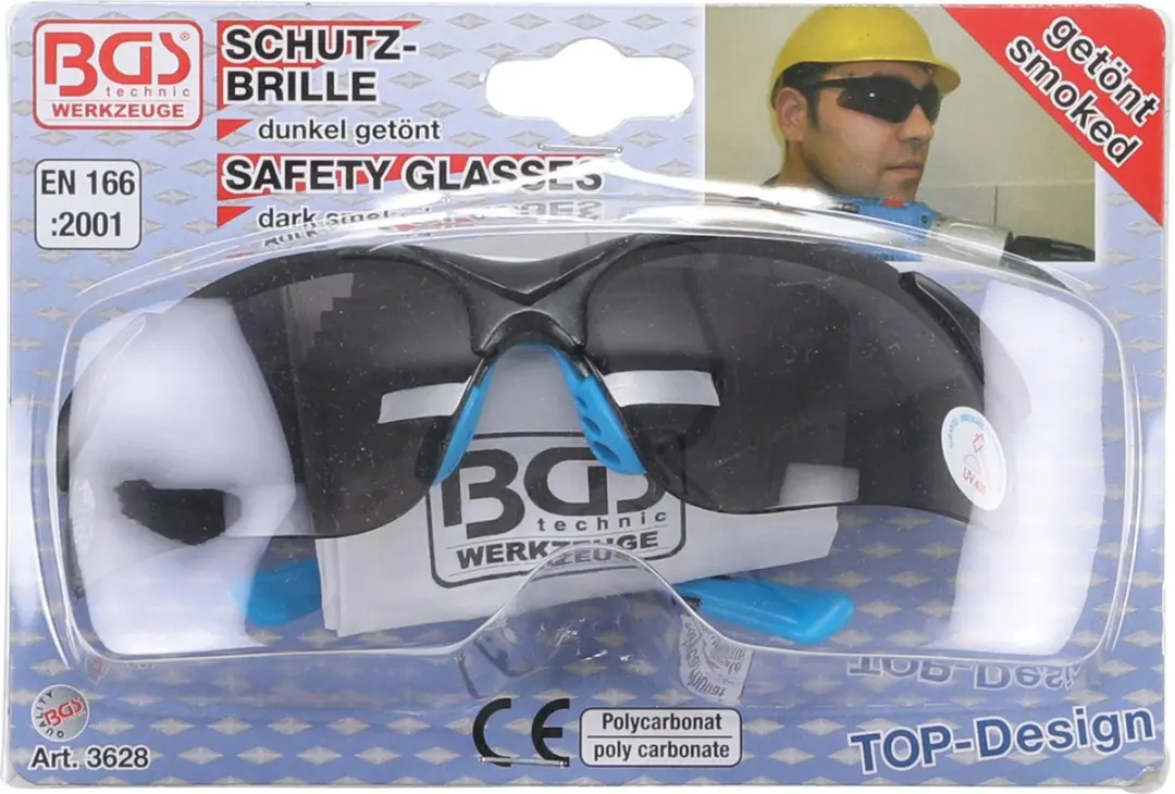 BGS technic Veiligheidsbril grijs getint - afbeelding 3 van 4