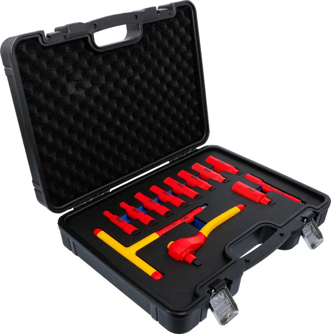 BGS technic VDE-dopsleutelset 3/8 - 7-22mm - 12 delig - afbeelding 3 van 6