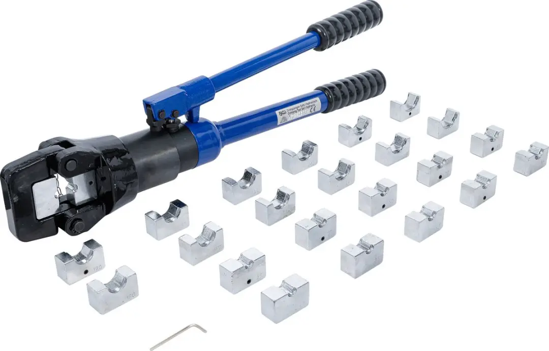 BGS Technic Hydraulische Krimptangset 16-400 mm² - Blauw - afbeelding 3 van 6