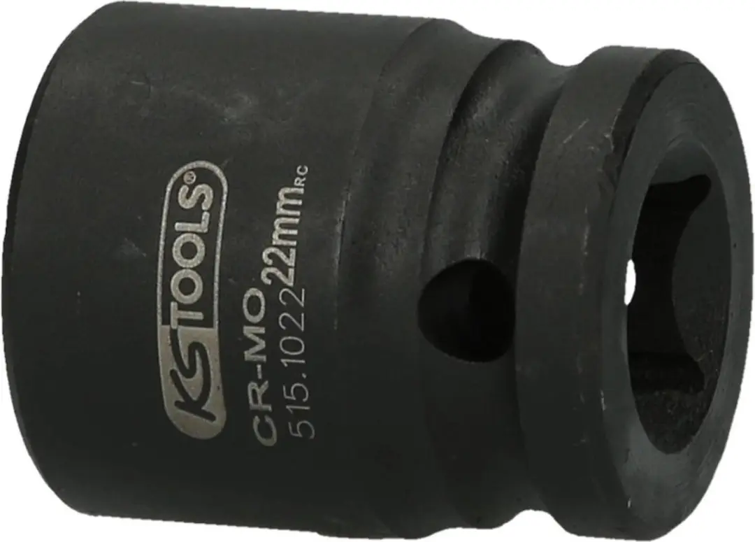 KS Tools 515.1022 Kracht-dopsleutelinzet 22mm - 1/2" - Zwart - afbeelding 2 van 6