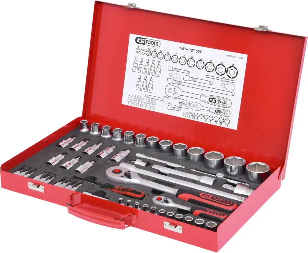 KS Tools 917.4052 Dopsleutelset 52-delig - afbeelding 2 van 3