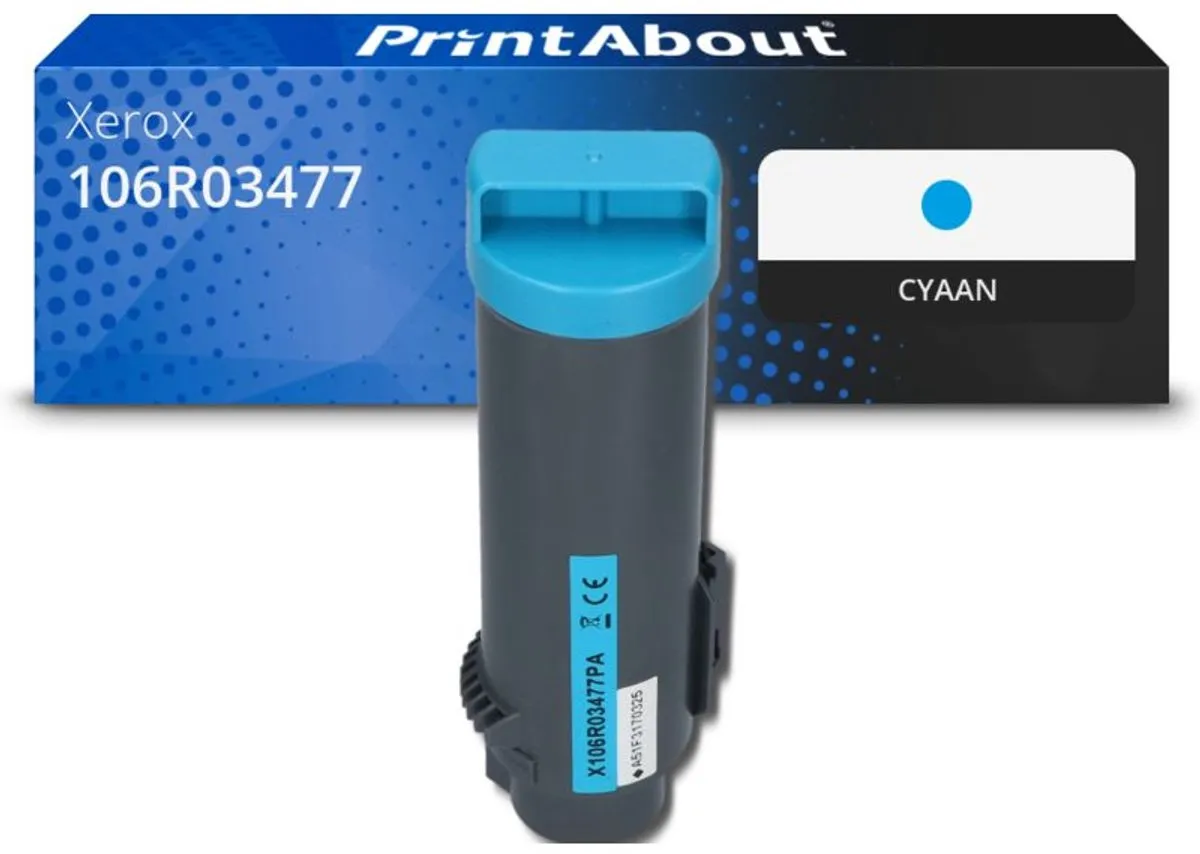 PrintAbout Xerox 106R03477 Toner Cyaan