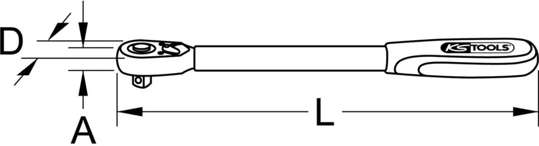 KS Tools 914.1420 Omschakelratel 1/4 - afbeelding 6 van 6