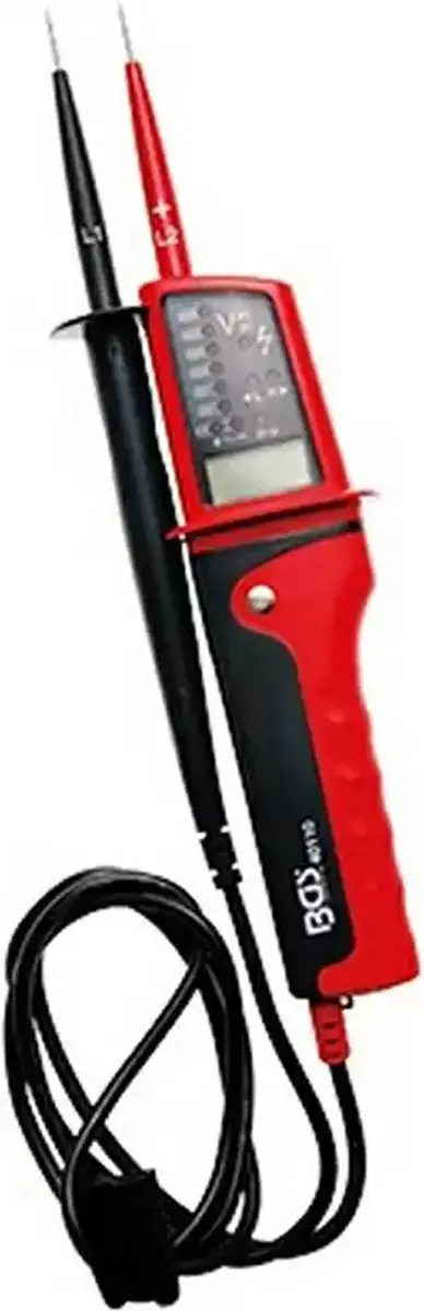 BGS technic 40110 Digitale Spanningstester - Rood - afbeelding 5 van 5