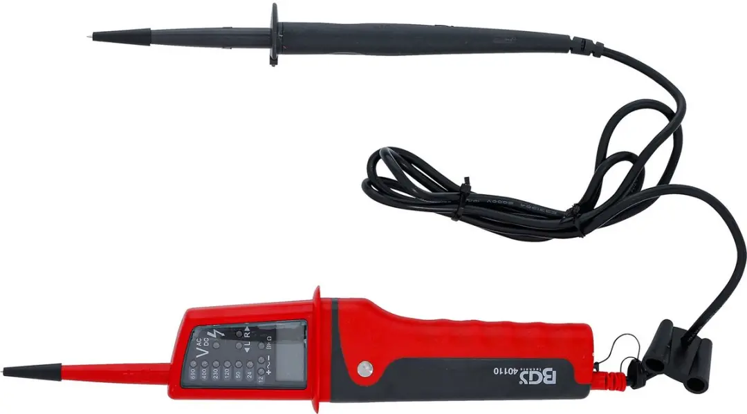 BGS technic 40110 Digitale Spanningstester - Rood - afbeelding 2 van 5