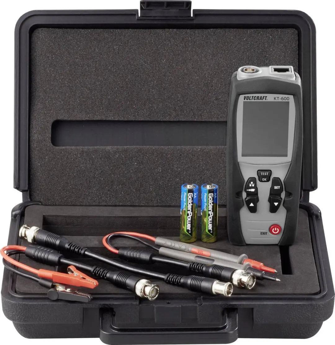 Voltcraft KT-600 Kabeltester VC-9199620 - afbeelding 4 van 6