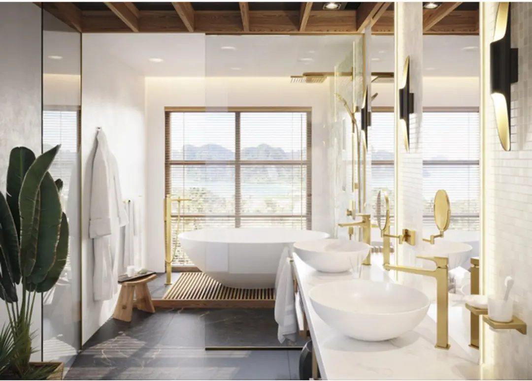 Hansgrohe Metropol 260 1-gats wastafelkraan - Glans goud - afbeelding 6 van 6