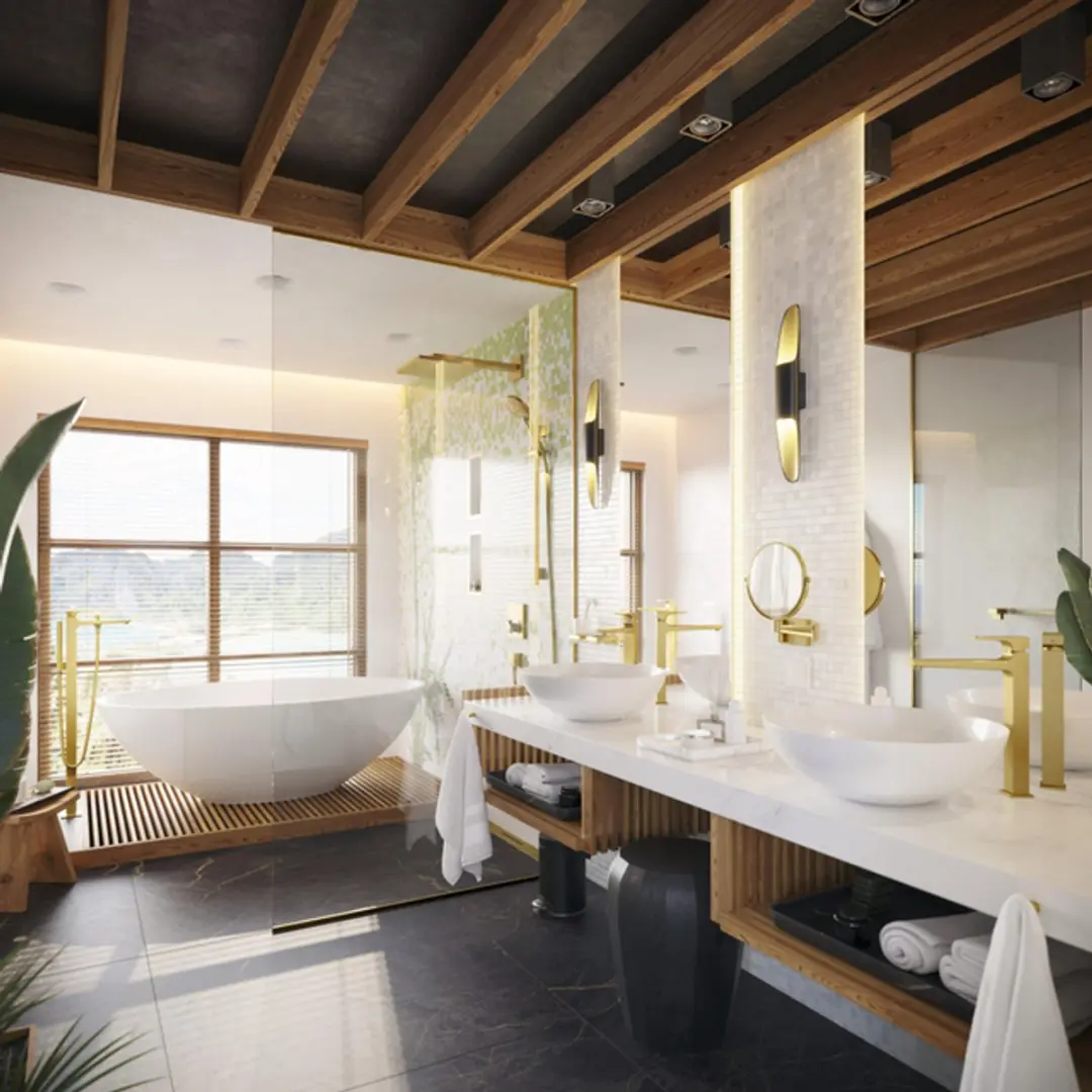 Hansgrohe Metropol 260 1-gats wastafelkraan - Glans goud - afbeelding 5 van 6