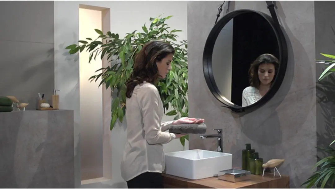 Hansgrohe Talis E Wastafelmengkraan 240 - Brushed Bronze - afbeelding 5 van 6