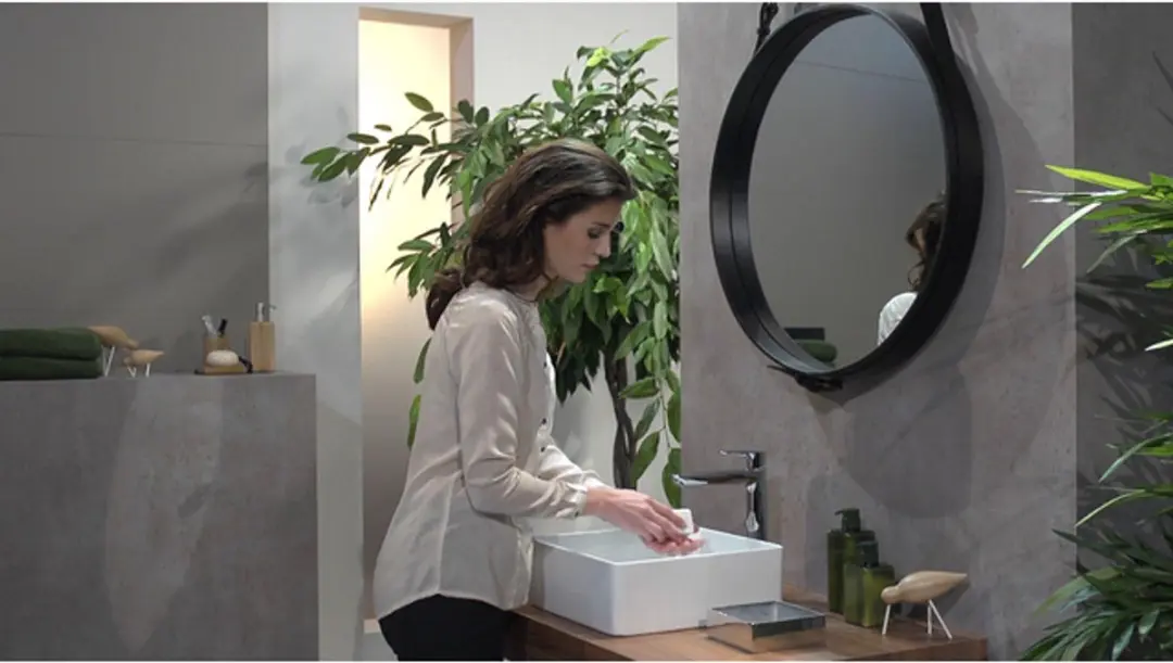 Hansgrohe Talis E Wastafelmengkraan 240 - Brushed Bronze - afbeelding 6 van 6