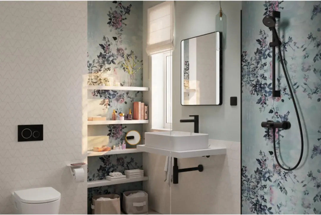 Hansgrohe Flowstar S Designsifon - Mat Zwart - afbeelding 5 van 6