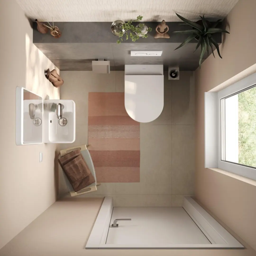 Hansgrohe Vernis Blend Wastafelmengkraan 70 - Chroom - afbeelding 6 van 6