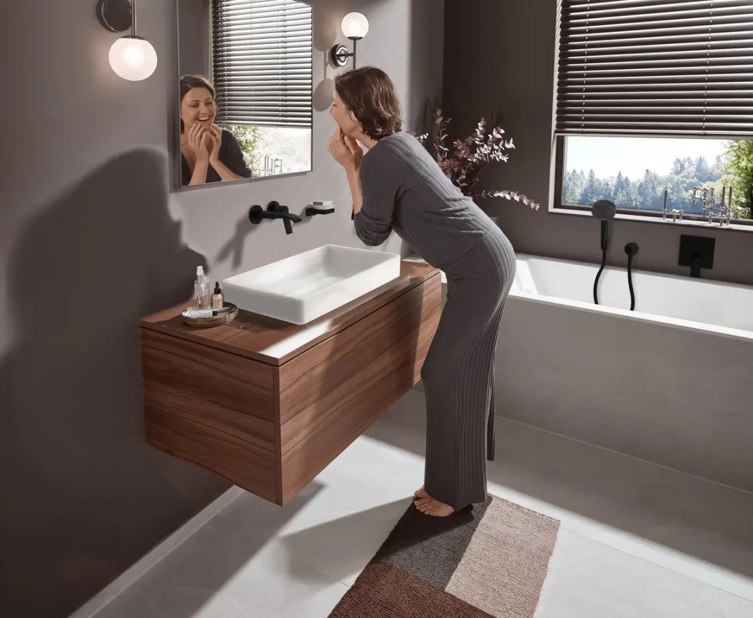 Hansgrohe VIVENIS afbouwdeel wastafelkraan - mat zwart - afbeelding 4 van 6