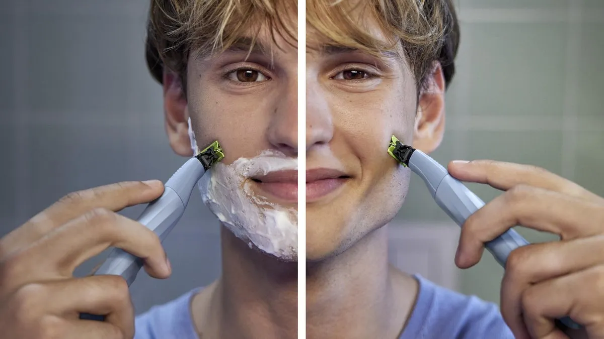 Philips OneBlade First Shave QP1324/30 Scheerapparaat - Lichtblauw
