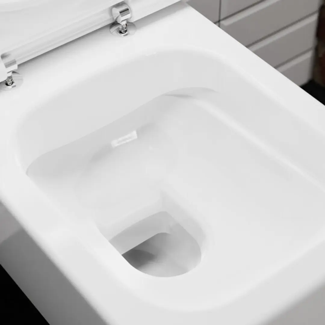 Hansgrohe EluPura Q 61117450 Hangend Toilet - Wit - afbeelding 5 van 6