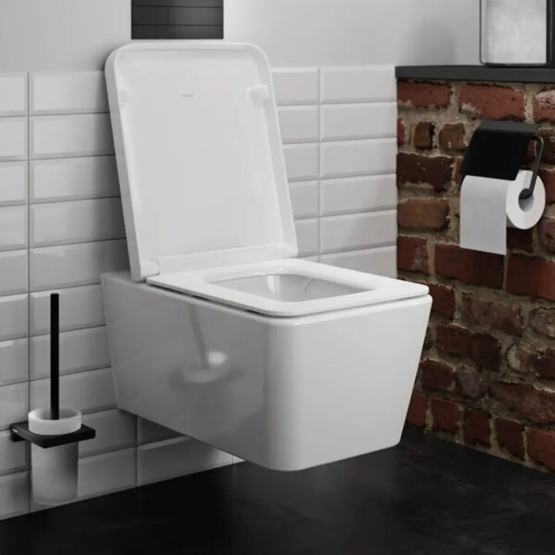 Hansgrohe EluPura Q 61117450 Hangend Toilet - Wit - afbeelding 3 van 6