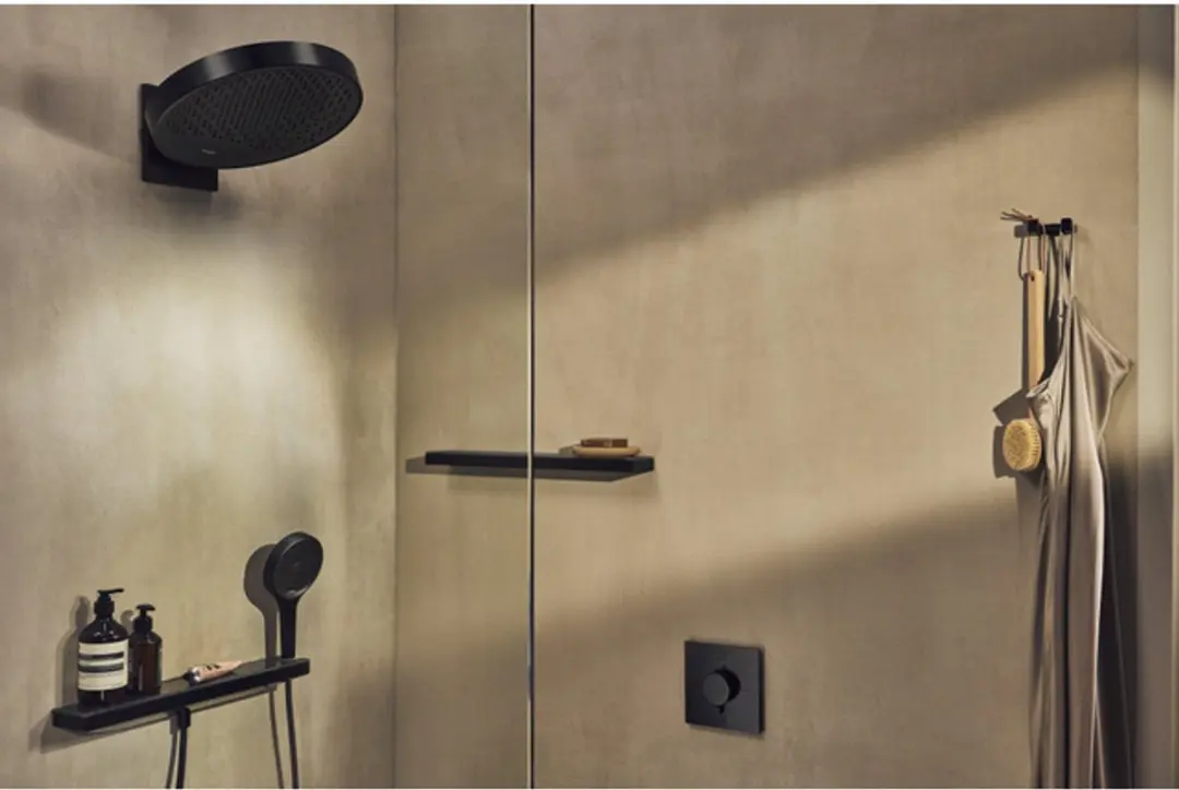 Hansgrohe Rainselect Thermostaat - 5 Functies - Mat Zwart - afbeelding 3 van 6