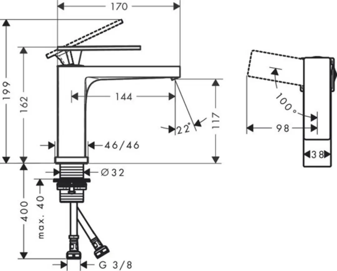 Hansgrohe Tecturis E
