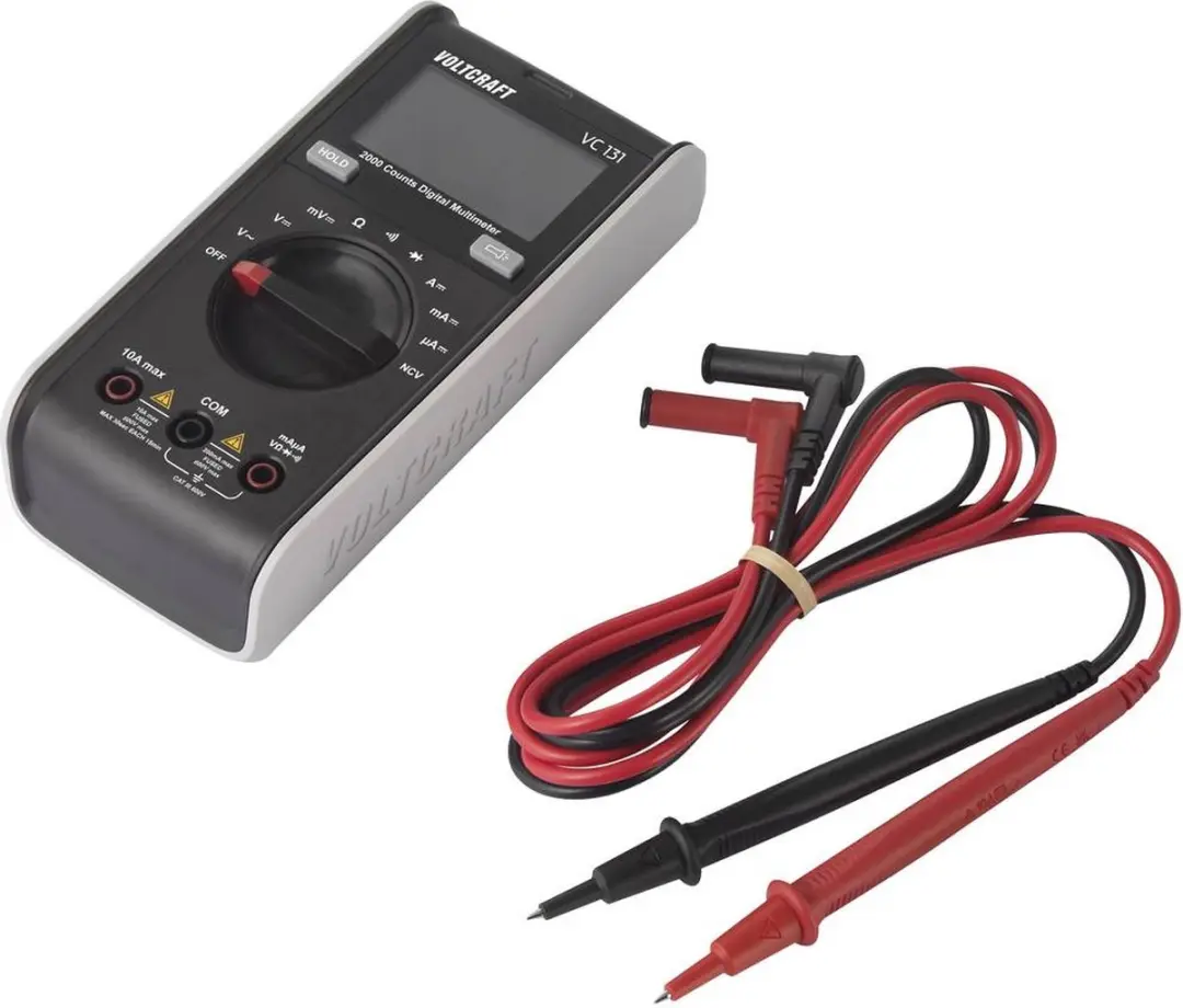 Voltcraft VC131 Multimeter (ISO) - CAT III 250V - 2000 counts - afbeelding 2 van 4
