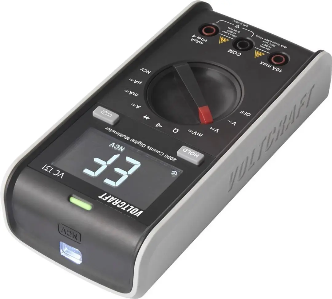 Voltcraft VC131 Multimeter (ISO) - CAT III 250V - 2000 counts - afbeelding 3 van 4