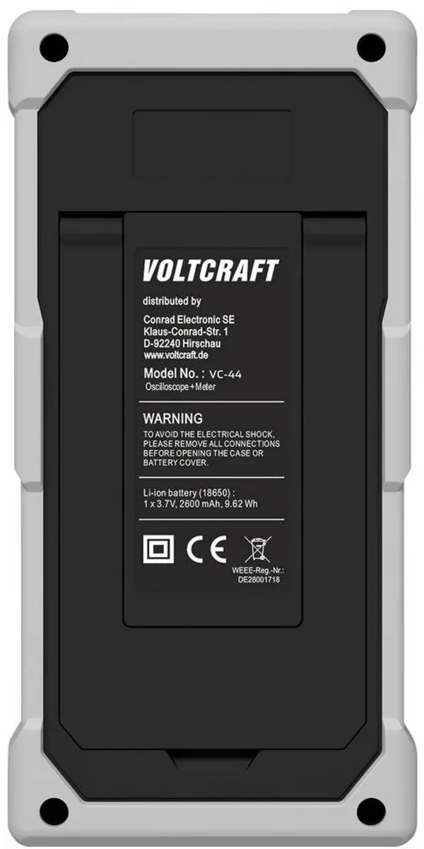 Voltcraft VC-44 VC-17156555 Multimeter - afbeelding 5 van 6